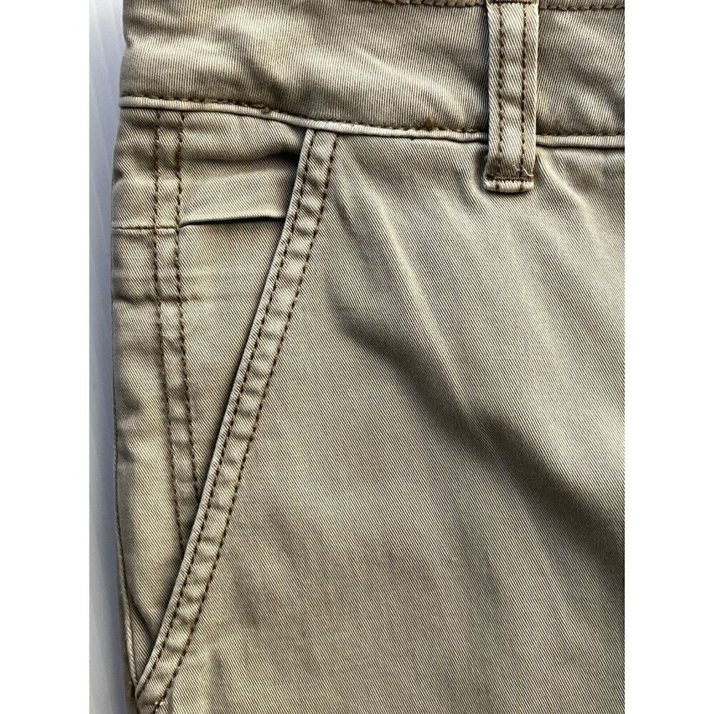 NEW CASLON Nordstrom Wide Leg High Waist Crop Chino Pant Trouser Size 28 Tan - Picture 7 of 10
